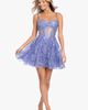 Blondie Nites Blondie Nites Glitter Sleeveless Party Minidress - 5