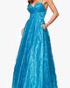 Blondie Nites Blondie Nites Gllitter Dot & Leaf Ballgown - 3