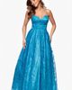 Blondie Nites Blondie Nites Gllitter Dot & Leaf Ballgown - 4