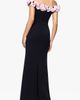 Blondie Nites Blondie Nites Off the Shoulder Scuba Crepe Gown - 2