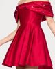 Blondie Nites Blondie Nites Rhinestone Bow Off the Shoulder Minidress - 4