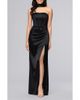 Blondie Nites Blondie Nites Scarf Detail Strapless Corset Gown - 1