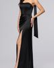 Blondie Nites Blondie Nites Scarf Detail Strapless Corset Gown - 3