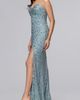 Blondie Nites Blondie Nites Sequin & Bead Floral Gown - 3