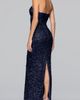 Blondie Nites Blondie Nites Sequin & Satin Strapless Gown - 2