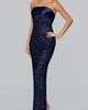 Blondie Nites Blondie Nites Sequin & Satin Strapless Gown - 3