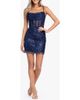 Blondie Nites Blondie Nites Sequin Corset Bodice Cocktail Minidress - 1