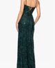 Blondie Nites Blondie Nites Sequin Floral Lace Cutout Detail Gown - 2