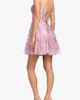 Blondie Nites Blondie Nites Sequin Lace Back Sleeveless Minidress - 2