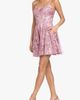 Blondie Nites Blondie Nites Sequin Lace Back Sleeveless Minidress - 3