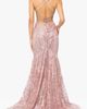 Blondie Nites Blondie Nites Sequin Mesh Mermaid Gown - 2