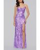 Blondie Nites Blondie Nites Sequin Paisley Sheath Gown - 1