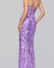 Blondie Nites Blondie Nites Sequin Paisley Sheath Gown - 2