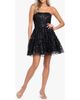 Blondie Nites Blondie Nites Strapless Corset Ruffle Minidress - 1