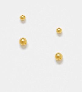 Bloom and Bay Bloom & Bay gold plated 2 pack stud earrings