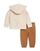 Bloomie's Baby Bloomies Baby Boys' Striped Sweater Hoodie & Pants Set - 2