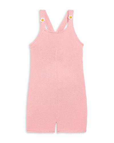 Bloomie's Baby Bloomie's Baby Girls' Crochet Romper, Baby
