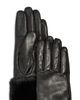Bloomingdale's Bloomingdale's Cashmere Lined Cuffed Leather Tech Gloves - 2