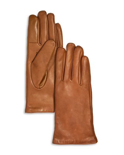 Bloomingdale's Bloomingdale's Cashmere Lined Leather Gloves