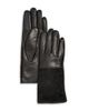 Bloomingdale's Bloomingdale's Cashmere Lined Suede & Leather Gloves - 1