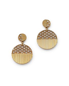 Bloomingdale's Fine Collection Bloomingdale's Diamond Drop Earrings in 14K Yellow Gold, 0.34 tcw