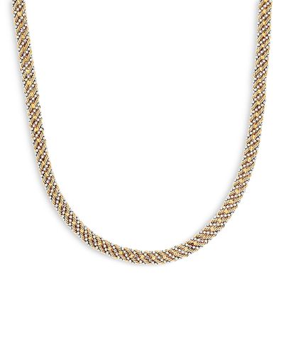 Bloomingdale's Fine Collection Bloomingdale's Fine Collection 14K White & Yellow Gold Beaded Rope Necklace, 18