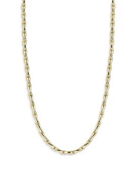 Bloomingdale's Fine Collection Bloomingdale's Fine Collection 14K Yellow Gold Statement Bamboo Chain Necklace, 16
