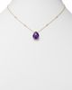 Bloomingdale's Fine Collection Bloomingdale's Fine Collection Amethyst Teardrop & Diamond Station Necklace in 14K Yellow Gold, 17 - 2