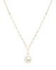 Bloomingdale's Fine Collection Bloomingdale's Fine Collection Baroque Pearl Rope & Paperclip Necklace in 14K Yellow Gold, 16 - 1