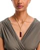 Bloomingdale's Fine Collection Bloomingdale's Fine Collection Beaded Garnet & Diamond Accent Pendant Necklace in 14K Yellow Gold - 2