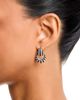 Bloomingdale's Fine Collection Bloomingdale's Fine Collection Black & White Diamond Doorknocker Earrings in 14K White Gold, 2.0 tcw - 2