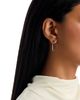 Bloomingdale's Fine Collection Bloomingdale's Fine Collection Black & White Diamond Inside Out Oval Hoop Earrings in 14K White Gold, 0.5 tcw - 2
