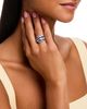 Bloomingdale's Fine Collection Bloomingdale's Fine Collection Blue Sapphire & Diamond Crossover Ring in 14K White Gold - 2