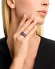 Bloomingdale's Fine Collection Bloomingdale's Fine Collection Blue Sapphire & Diamond Triple Row Ring in 14K White Gold - 2
