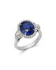 Bloomingdale's Fine Collection Bloomingdale's Fine Collection Certified Ceylon Sapphire & Diamond Limited Edition Ring in 14K White Gold - 1