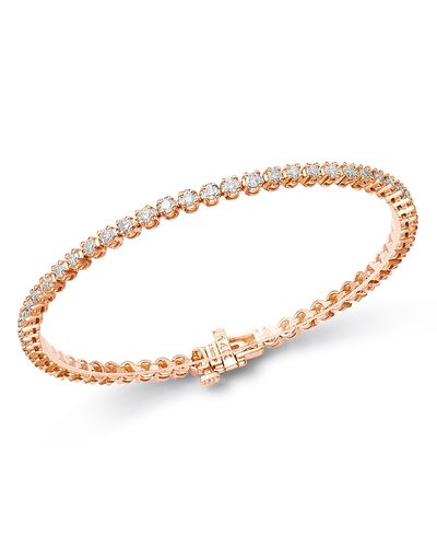 Bloomingdale's Fine Collection Bloomingdale's Fine Collection Certified Diamond Tennis Bracelet in 14K Rose Gold, 2.50 tcw