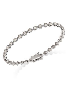 Bloomingdale's Fine Collection Bloomingdale's Fine Collection Certified Diamond Tennis Bracelet in 14K White Gold, 7.0 tcw