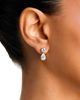 Bloomingdale's Fine Collection Bloomingdale's Fine Collection Certified Lab Grown Diamond Pear & Round Drop Earrings in 14K White Gold, 5.0 tcw - 2