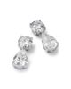 Bloomingdale's Fine Collection Bloomingdale's Fine Collection Certified Lab Grown Diamond Pear & Round Drop Earrings in 14K White Gold, 5.0 tcw - 3