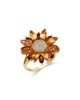 Bloomingdale's Fine Collection Bloomingdale's Fine Collection Citrine & Diamond Daisy Ring in 14K Yellow Gold - 1