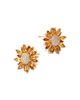 Bloomingdale's Fine Collection Bloomingdale's Fine Collection Citrine & Diamond Daisy Stud Earrings in 14K Yellow Gold - 3