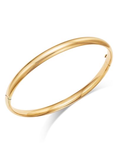 Bloomingdale's Fine Collection Bloomingdale's Fine Collection Classic Polished Bangle Bracelet in 14K Yellow Gold