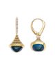 Bloomingdale's Fine Collection Bloomingdale's Fine Collection Diamond & Blue Topaz Drop Earrings in 14K Yellow Gold, 0.75 tcw - 3