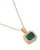 Bloomingdale's Fine Collection Bloomingdale's Fine Collection Diamond & Emerald Necklace in 14K Yellow Gold, 18 - 3