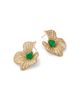 Bloomingdale's Fine Collection Bloomingdale's Fine Collection Diamond & Emerald Statement Earrings in 14K Yellow Gold - 3