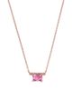 Bloomingdale's Fine Collection Bloomingdale's Fine Collection Diamond & Pink Sapphire Pendant Necklace in 14K Rose Gold, 16-18 - 1