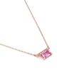 Bloomingdale's Fine Collection Bloomingdale's Fine Collection Diamond & Pink Sapphire Pendant Necklace in 14K Rose Gold, 16-18 - 3
