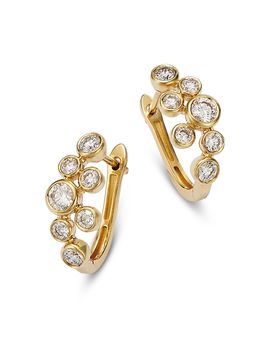 Bloomingdale's Fine Collection Bloomingdale's Fine Collection Diamond Bezel Cluster Earrings in 14K Yellow Gold, 1.0 tcw