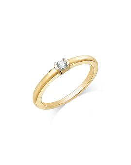 Bloomingdale's Fine Collection Bloomingdale's Fine Collection Diamond Bezel Stacking Ring in 14K Yellow Gold, 0.15 tcw