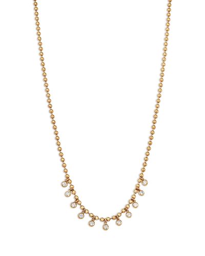Bloomingdale's Fine Collection Bloomingdale's Fine Collection Diamond Bezel Step Drop Necklace in 14K Yellow Gold, 1.20 tcw